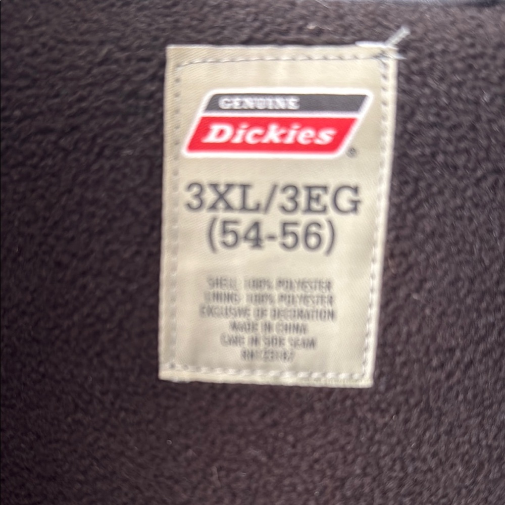 Dickies Men's Black Shirt Jacket. Thick 3X/ 54-56 - Picture 2 of 6
